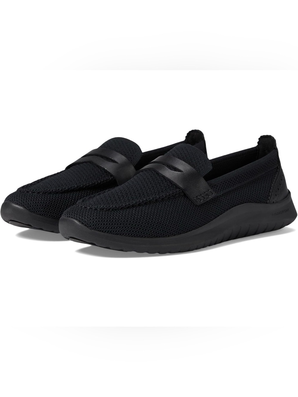 Cole Haan Merritt - Black Knit Slip-On Loafers